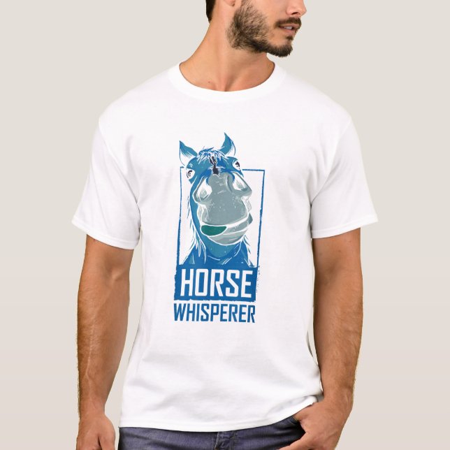 Horse Whisperer Equestrian Lover Rider Riding T Sh T-Shirt (Front)