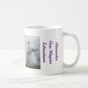 Horse Whisperer I Love Horses 2 Photos Name Coffee Mug