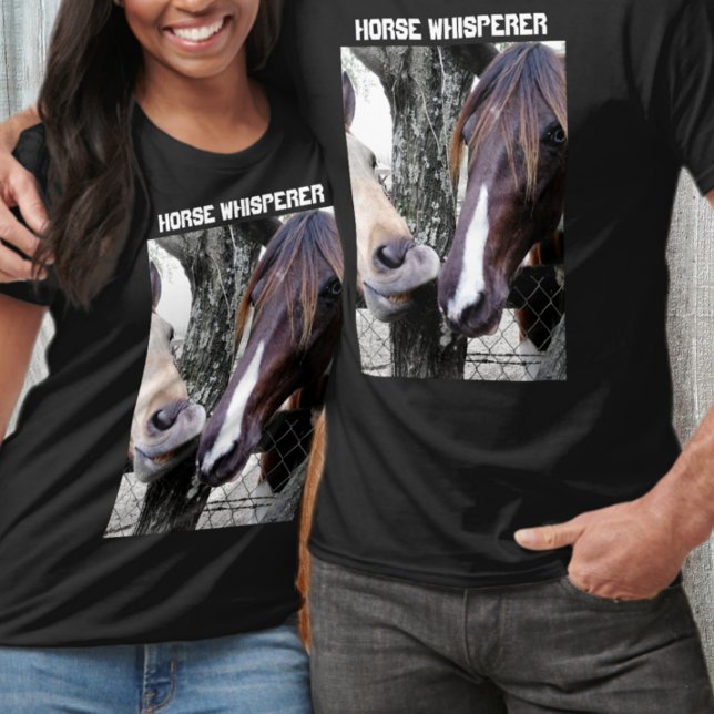 Horse Whisperer Photographic Horses T-Shirt (Creator Uploaded)