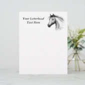 Horse:  White (Standing Front)
