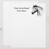 Horse:  White (Front/Back)