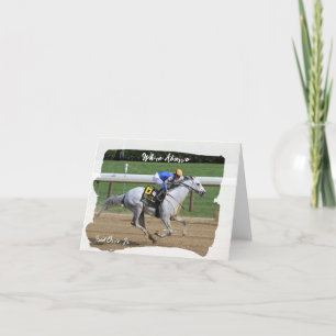 Horse - White Abarrio with Brad Ortiz, Jr. Thank You Card
