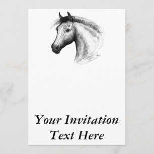 Horse: White Invitation