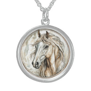 Horse Wild Tame and Timeless Collection Sterling Silver Necklace