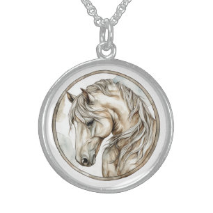 Horse Wild Tame and Timeless Collection Sterling Silver Necklace