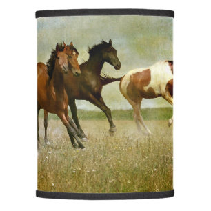 Horse Wild Vintage Painting Lamp Shade