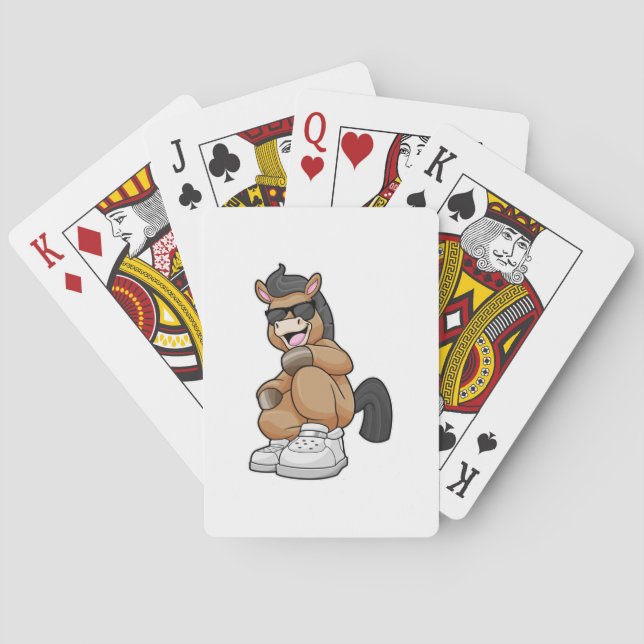 Horse with big Shoes Poker Cards (Back)