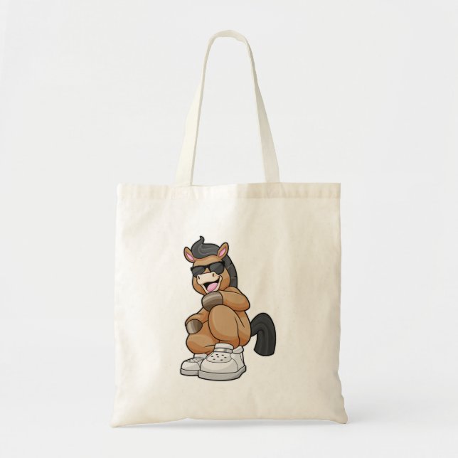 Horse with big Shoes Tote Bag (Front)