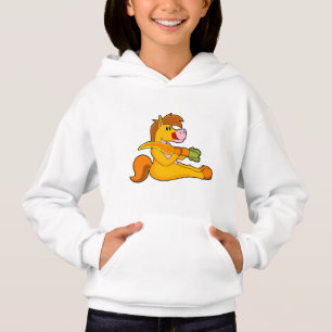 Horse with Carrot Hoodie