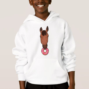 Horse with Donut Hoodie