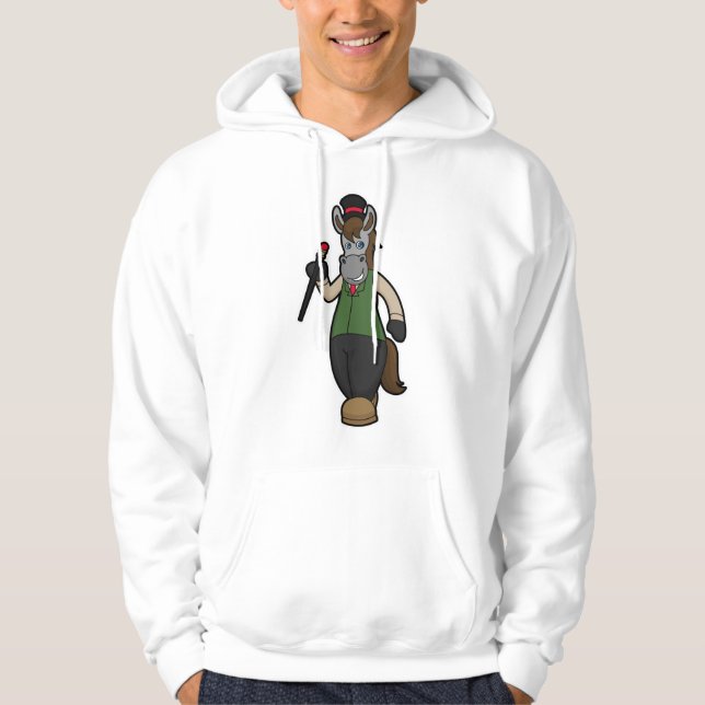 Horse with Hat & Cane Hoodie (Front)