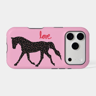Horse with Hearts Iphone 18 Pro Case