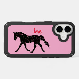 Horse with Hearts iPhone 16 Case
