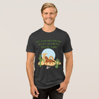 Horse With No Name Men's Bella+Canvas Dark Tri-Blend Shirt