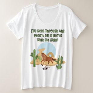 Horse With No Name Women's Plus Size T-Shirt