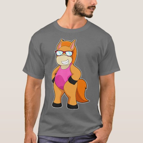 Horse with Sunglasses 1 T_Shirt