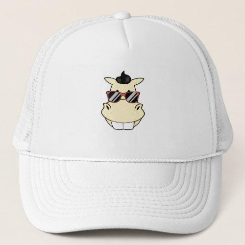 Horse with Sunglasses Trucker Hat