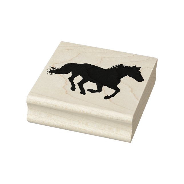 HORSE WOOD RUBBER STAMPS (Stamp)