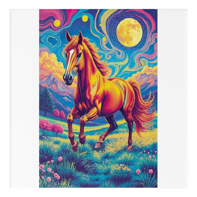 HORSE WORLD ACRYLIC PRINT (Front)