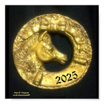 HORSE WREATH POSTER 2025