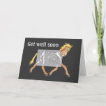 Horse x-ray card, get well soon card