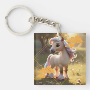 Horse Zodiac Sign Keychain