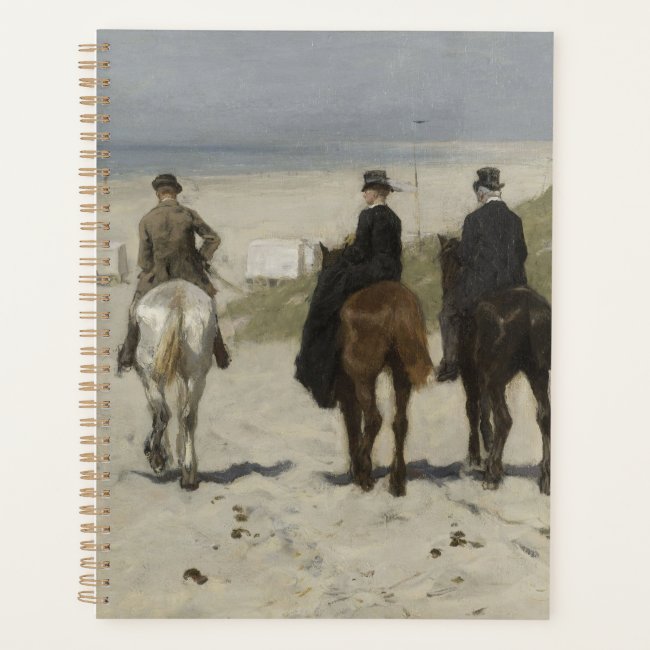 Horseback Ride along the Beach Fine Art