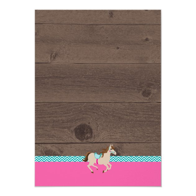 Horseback Riding Birthday Party Invitation