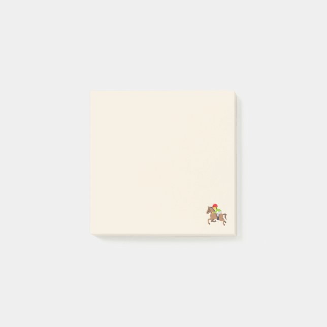 Horseback Riding Emoji Post-it Notes (Front)