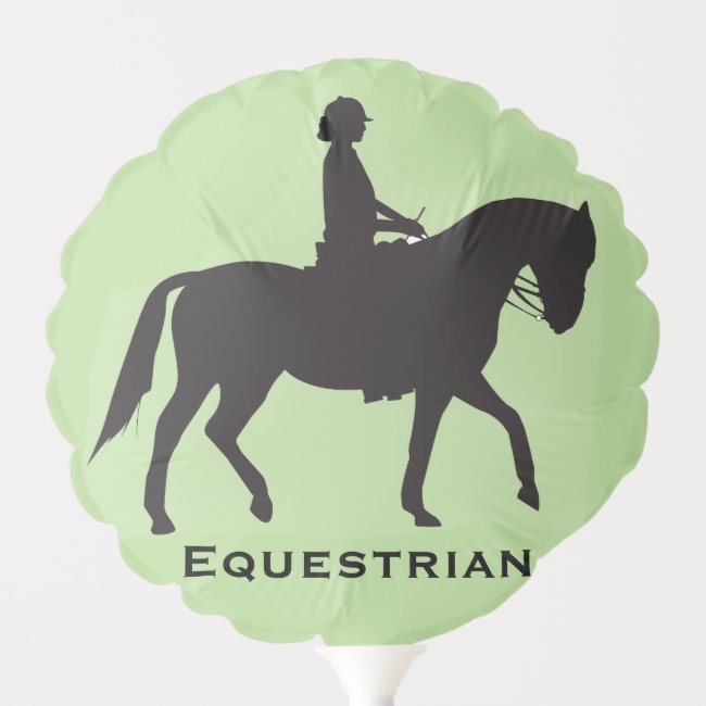 Horseback Riding Equestrian Design Balloon