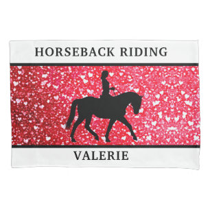 Horseback Riding Horse & Rider Pillowcase