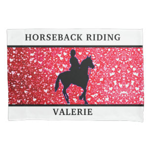 Horseback Riding Horse & Rider Pillowcase