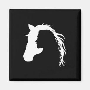 Horseback Riding - Horse Trainer Horseman Equestri Magnet