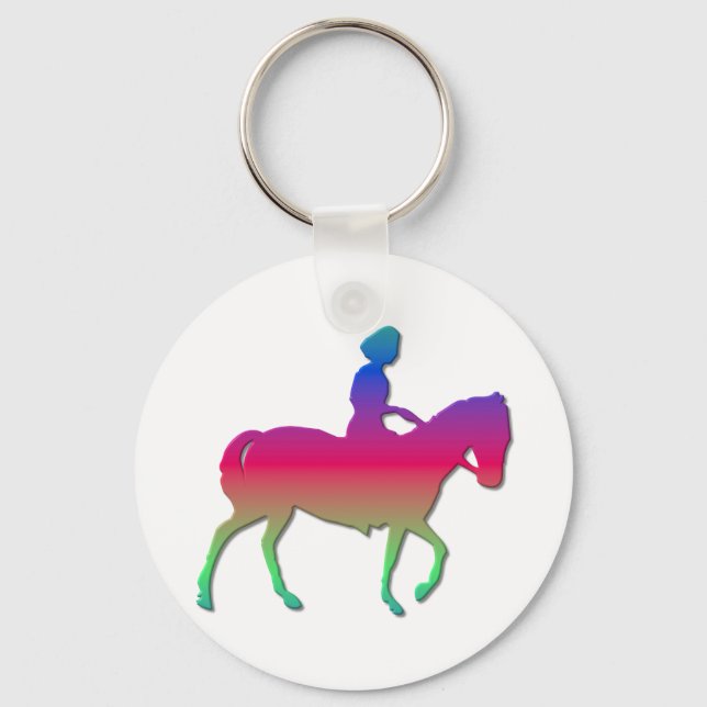 Horseback riding keychain (Front)