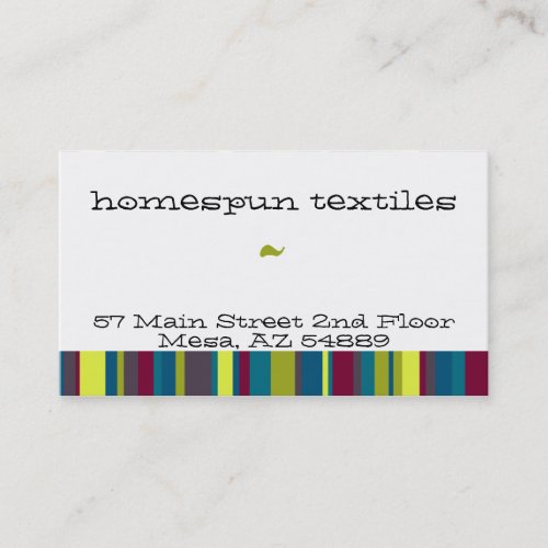 Horseblanket Colorbook Business Cards