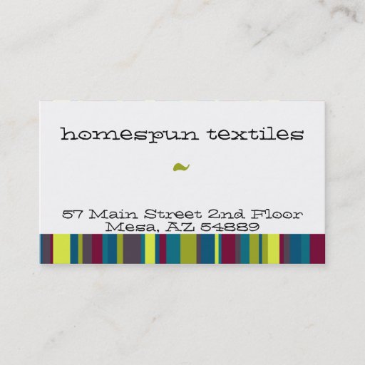 Customizable Horseblanket Colorbook Business Cards