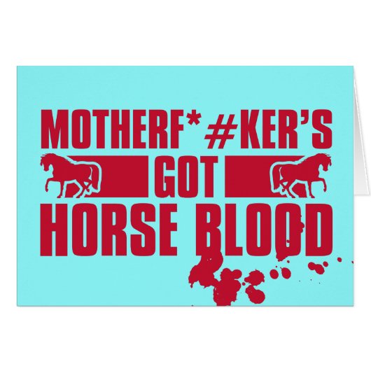 Horseblood (Front Horizontal)