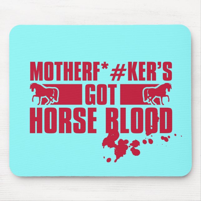Horseblood Mouse Pad (Front)