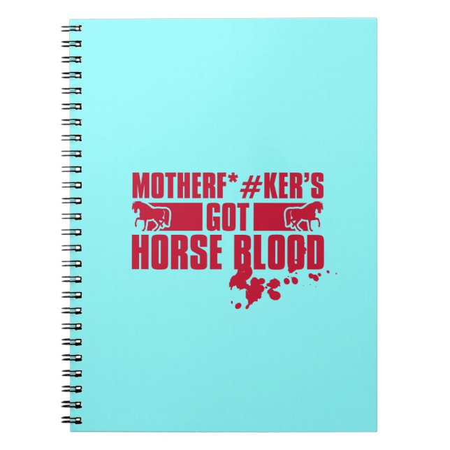 Horseblood Notebook (Front)