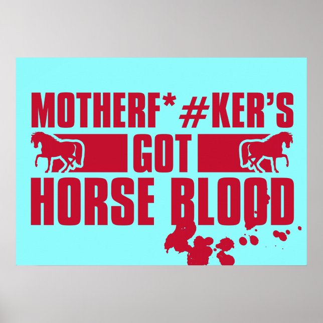 Horseblood Poster (Front)