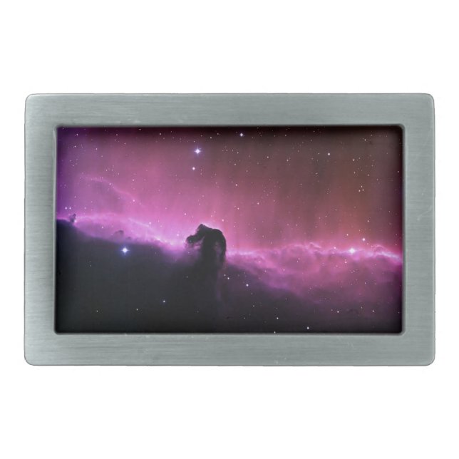 Horsehead Nebula Barnard 33 NASA Rectangular Belt Buckle (Front)