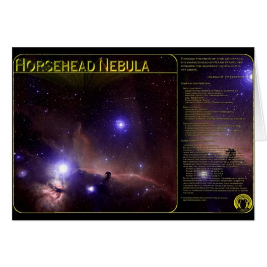 Horsehead Nebula-Card Cards (Front Horizontal)