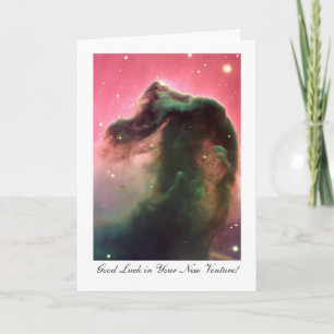 Horsehead Nebula - Good Luck in Your New Venture Card
