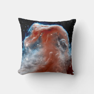 Horsehead Nebula Infrared - Hubble Space Photo Throw Pillow