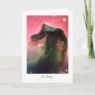 Horsehead Nebula - So Sorry Card