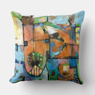 Horsehead Throw Pillow