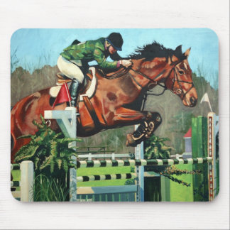 HorseJump highres Mouse Pad