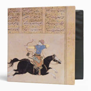 Horseman drawing his bow binder