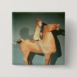 Horseman, from Xianyang, Shaanxi Pinback Button