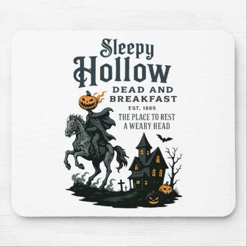 Horseman Halloween Sleepy Hollow Vintage Headless  Mouse Pad